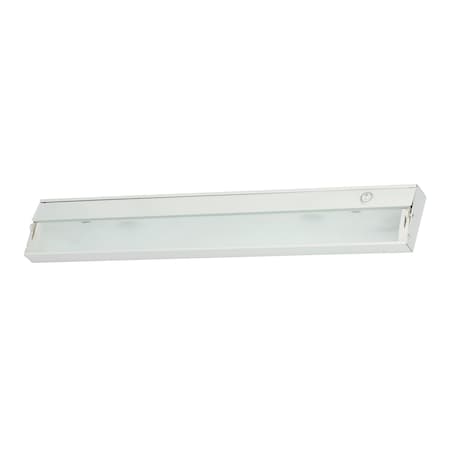 ZeeLite 3-Light Under-cabinet Light In White With Diffused Glass